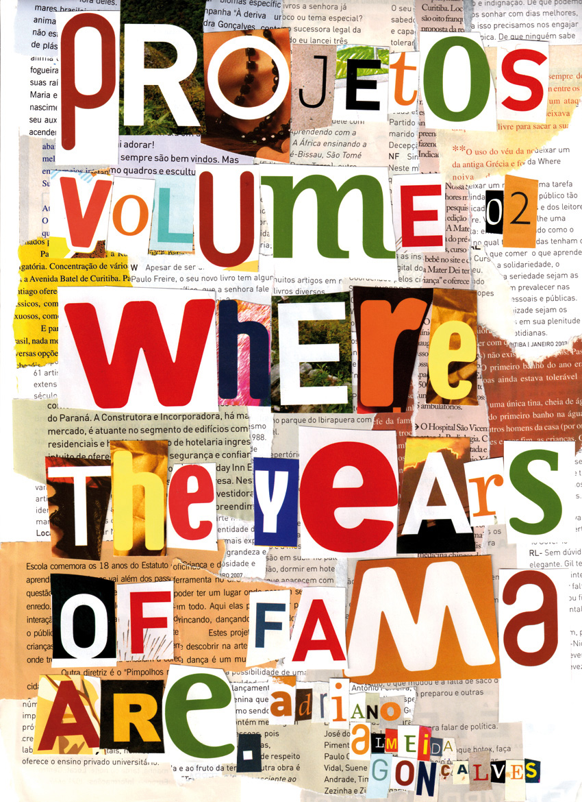 Projetos Volume 02 - Where the years of Fama are.